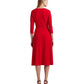 Surplice Jersey Dress