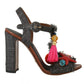 Dolce & Gabbana Elegant Marina T-Strap Heels Sandals