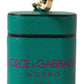 Dolce & Gabbana Elegant Leather Airpods Case in Green and Maroon