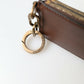 Dolce & Gabbana Elegant Brown Leather Coin Purse Wallet