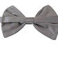 Dolce & Gabbana Elegant Silver Gray Silk Bow Tie