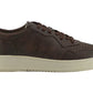 Saxone of Scotland Exclusive Leather Fabric Sneakers in Brown