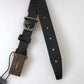 Dolce & Gabbana Elegant Black Leather Belt - Metal Buckle Closure