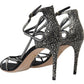 Dolce & Gabbana Elegant Keira Rhinestone Stiletto Sandals