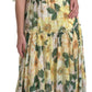 Dolce & Gabbana Elegant Silk Floral Maxi Dress