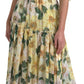 Dolce & Gabbana Elegant Silk Floral Maxi Dress