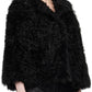 Black 'The Shaggy Lady' Faux-Fur Jacket