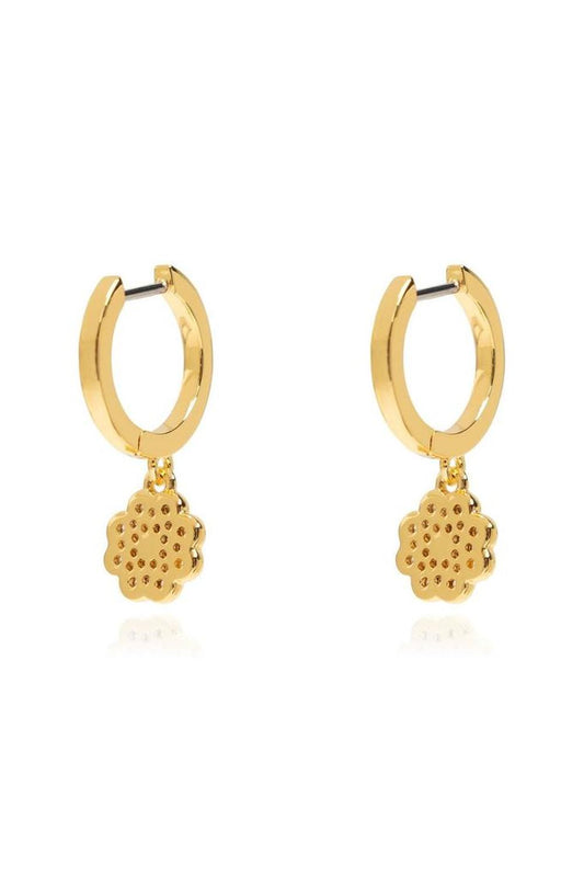 Kate Spade Heritage Bloom Huggie Drop Earrings