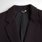 Dolce & Gabbana Elegant Purple Double Breasted Wool Blazer