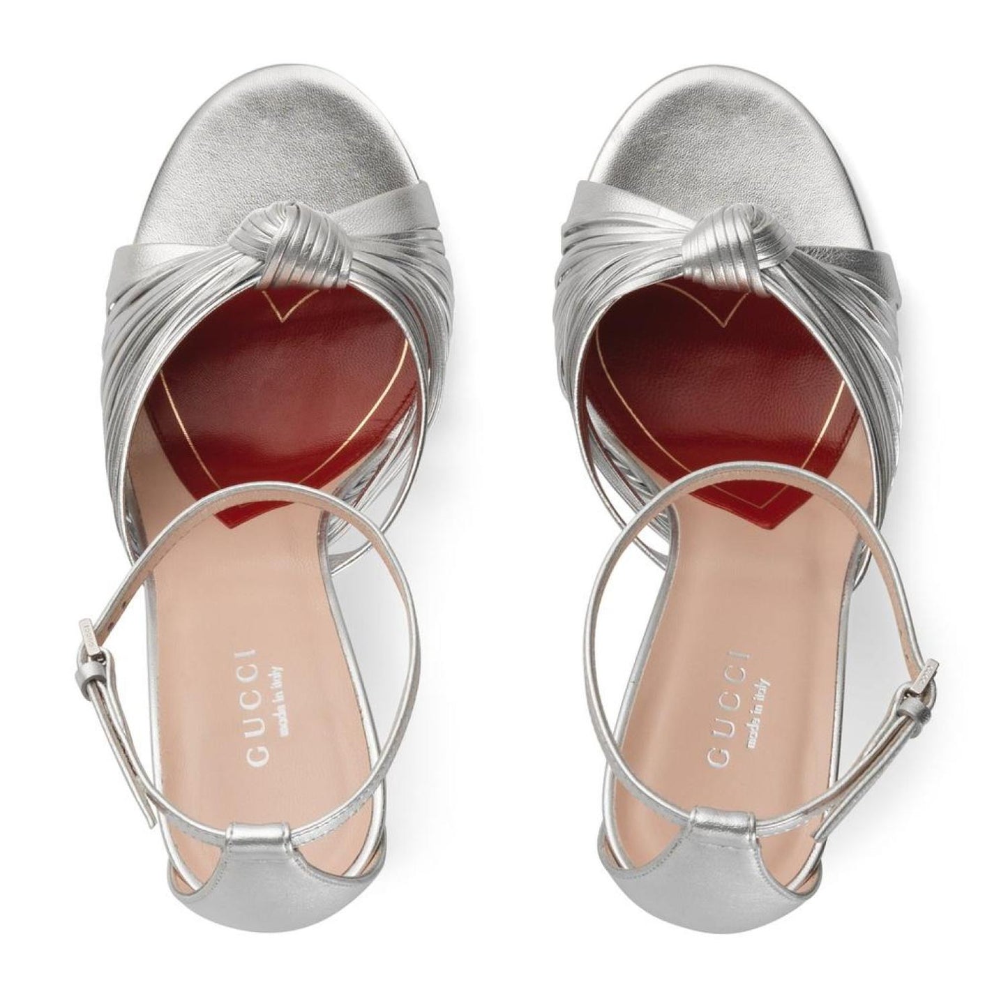 Gucci Metallic Leather Sandal