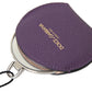 Dolce & Gabbana Elegant Purple Leather Mirror Holder