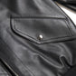 Dolce & Gabbana Elegant Black Leather Bomber Jacket