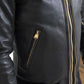 Dolce & Gabbana Elegant Black Leather Biker Jacket