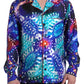 Dolce & Gabbana Psychedelic Print Silk Pajama Shirt