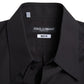 Dolce & Gabbana Elegant Slim Fit Black Cotton Dress Shirt