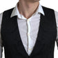 Dolce & Gabbana Elegant Black Formal Dress Vest