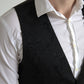 Dolce & Gabbana Elegant Black Formal Dress Vest