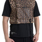 Dolce & Gabbana Silk Leopard Vest Exclusive Sportswear