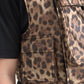 Dolce & Gabbana Silk Leopard Vest Exclusive Sportswear