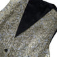 Dolce & Gabbana Elegant Gold Silk Formal Vest