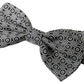 Dolce & Gabbana Elegant Black and White Silk Bow Tie