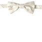 Dolce & Gabbana Elegant Ivory Fantasy Pattern Silk Bow Tie