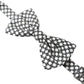 Dolce & Gabbana Elegant Silk Black and White Circle Bow Tie