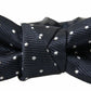 Dolce & Gabbana Elegant Blue Silk Bow Tie