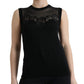 Dolce & Gabbana Elegant Lace Trim Sleeveless Tank Top