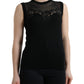 Dolce & Gabbana Elegant Lace Trim Sleeveless Tank Top