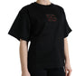 Dolce & Gabbana Elegant Black Crystal-Embellished T-Shirt