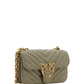 PINKO Chic Mini Love Bell Shoulder Bag in Noce Green