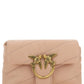 PINKO Chic Blush Quilted Crossbody Love Puff Bag