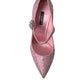 Dolce & Gabbana Enchanting Pink Crystal Pumps