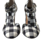 Dolce & Gabbana Chic Gingham T-Strap Pumps: Timeless Mary Jane Heels