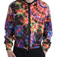 Dolce & Gabbana Multicolor Full Zip Hooded Sweater