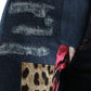 Dolce & Gabbana Vibrant Patchwork Skinny Jeans