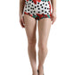 Dolce & Gabbana Multicolor Silk High Waist Hot Pants