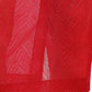 Dolce & Gabbana Chic Red High Waist Sheer Midi Skirt