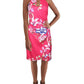 Womens Floral Print Above Knee Halter Dress