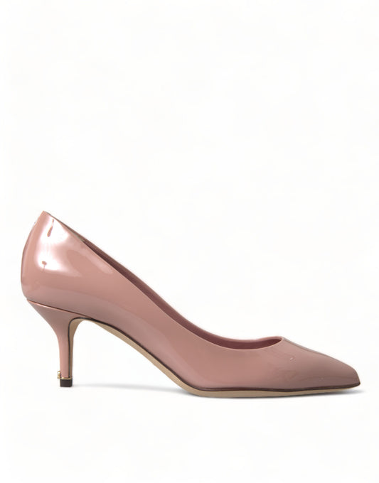 Dolce & Gabbana Pink Patent Stiletto Pumps - Elevate Your Glamour