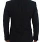 Dolce & Gabbana Elegant Black Silk Blend Sicilia Blazer