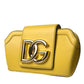 Dolce & Gabbana Exquisite Yellow Leather Eyewear Case