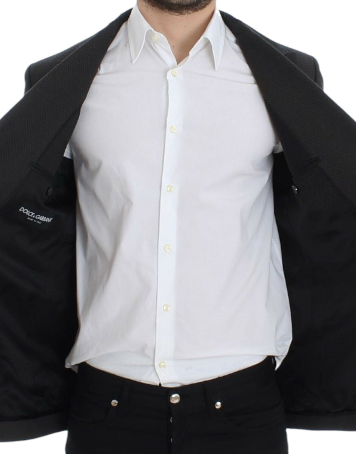 Dolce & Gabbana Elegant Slim Fit Double Breasted Blazer