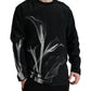 Dolce & Gabbana Floral Silk Crew Neck Sweater