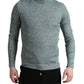 Dolce & Gabbana Elegant Green Turtleneck Pullover Sweater