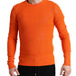 Dolce & Gabbana Sleek Sunset Orange Knitted Pullover Sweater