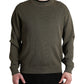 Dolce & Gabbana Elegant Green Crew Neck Sweater