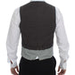 Dolce & Gabbana Elegant Gray Cotton Dress Vest