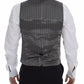 Dolce & Gabbana Elegant Gray Cotton Stretch Dress Vest